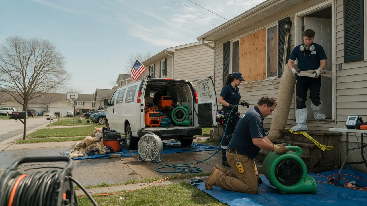 Water Damage Restoration in Bangor, PA near me